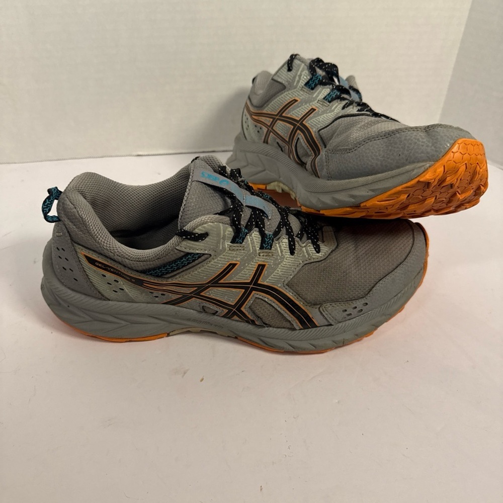 Asics Gel-Venture 9 Men's Tennis Shoes Size 10 Sheet Rock/Sun Peach - Picture 3 of 16